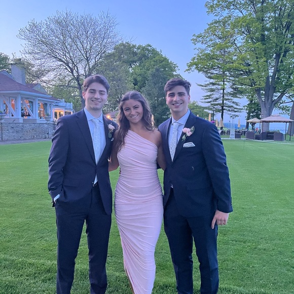 SOLD OUT NORMA KAMALI BLUSH DIANA GOWN- worn once - Picture 2 of 2